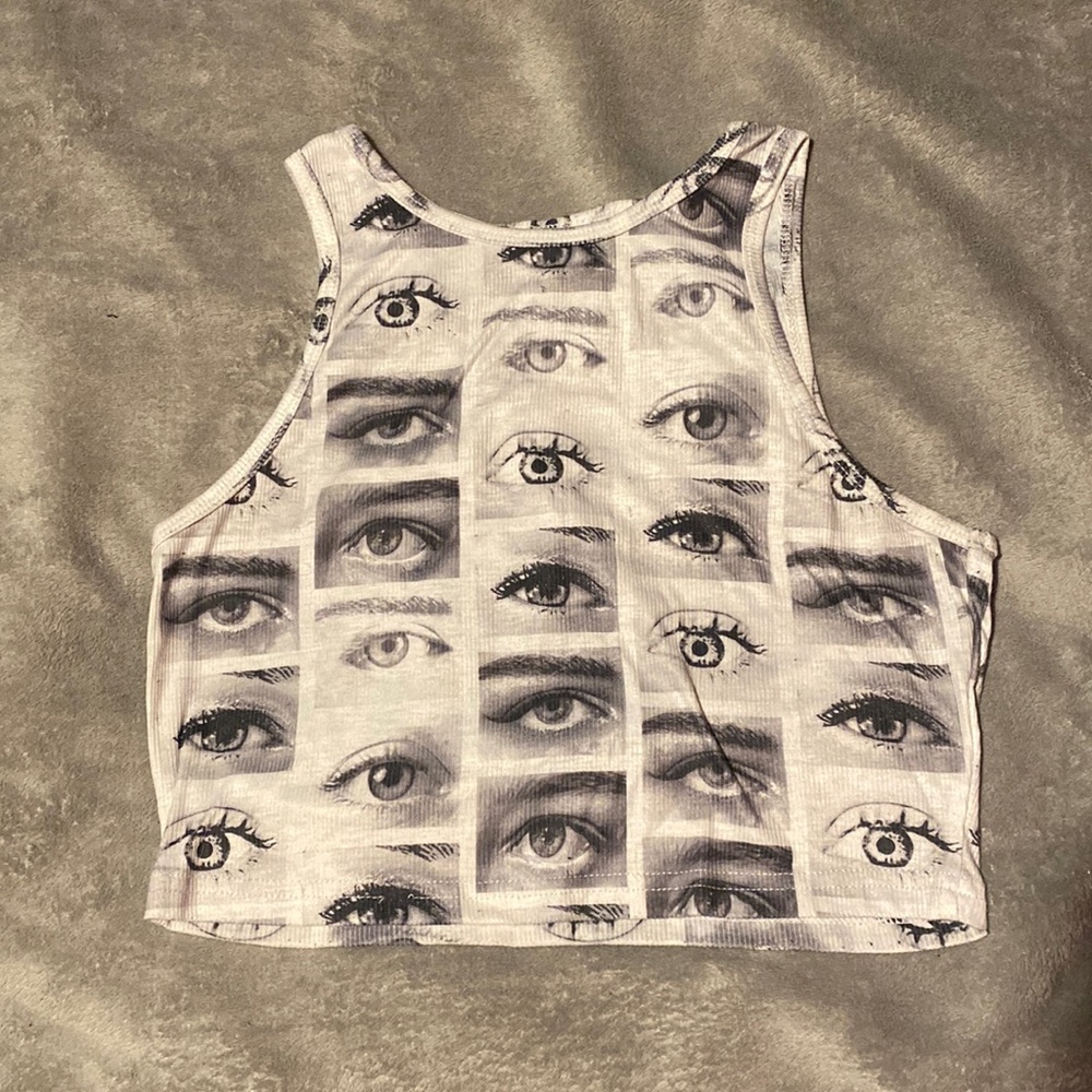 SMALL WOMENS EYE PRINTED TANK - SHEIN